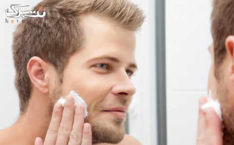 اصلاح صورت مردانه در آرایشگاه شوک کلاب
