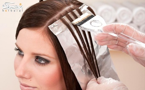 دکلره کامل مو تا شانه در مرکز زیبایی آندیا