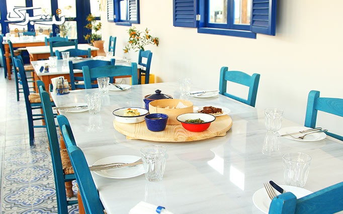 پکیج 4 نفره با 15نوع غذادر رستوران یونانی کُرنیلیا