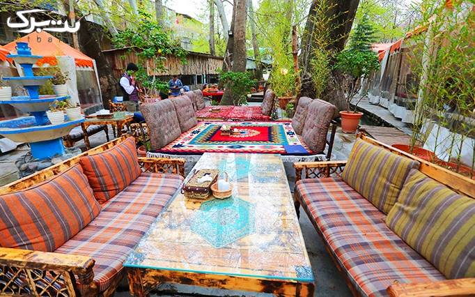 باغ رستوران البرز درکه با منو غذا و چای سنتی
