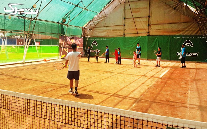 ده جلسه آموزش تنیس در مجموعه اسپید