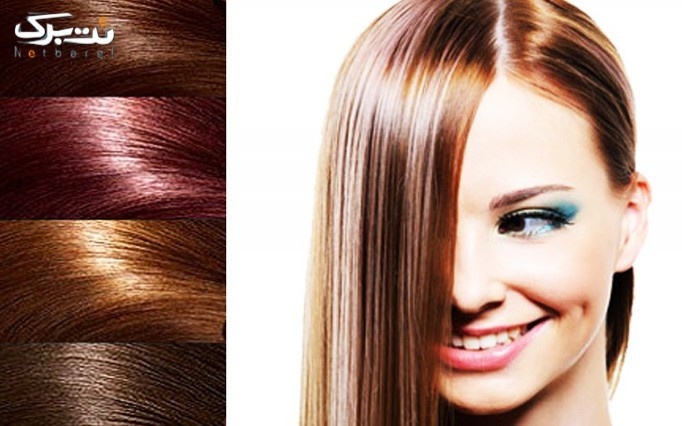 رنگ موی ساده در سالن زیبایی پالت