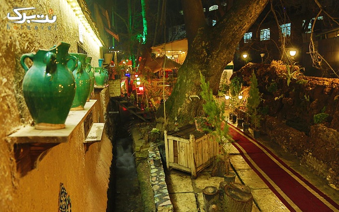 باغ رستوران البرز درکه با منوی غذا و سرویس سنتی