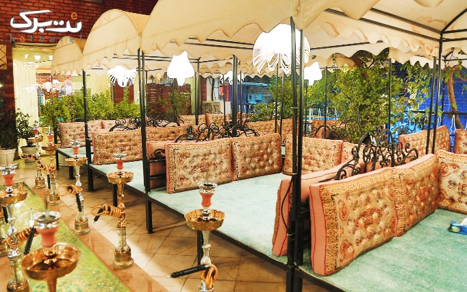 رستوران باغ طهرون با سرویس چای سنتی دو نفره