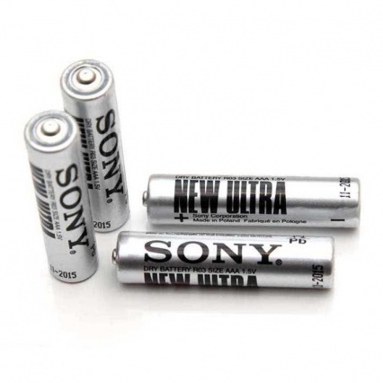 پکیج 2: باتری4 تایی  نیم قلمی  sony