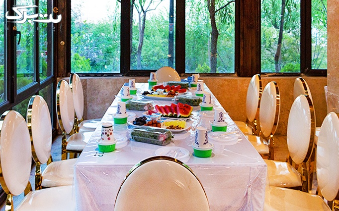 رستوران هوبره واقع در باغ پرندگان تهران ویژه شام