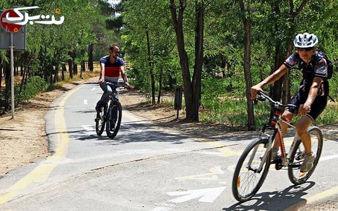 پکیج 4: دوچرخه دونفره در پارک چیتگر