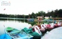  قایق سواری تفریحی پدالی در دریاچه پارک ارم